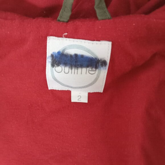 Boys Size 2 Windbreaker Light Jacket Coat Olive Green Outline Nylon - Picture 9 of 11